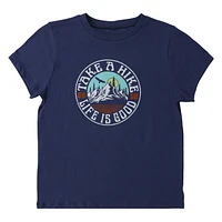 Juniors 'Take A Hike Life Is Good' Graphic Tee