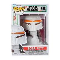 Funko Pop! Star Wars Boba Fett Holiday Bobble-Head Figure