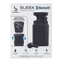 Sleek Bluetooth® Wireless Earbuds With Mic