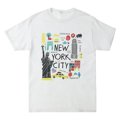 New York City Collage Graphic Tee