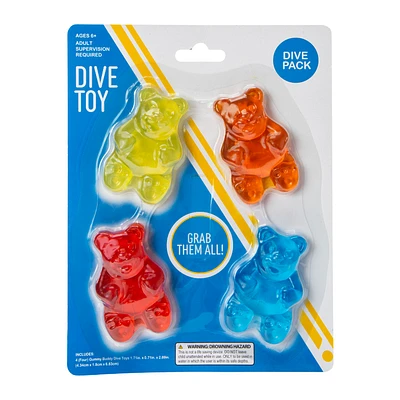 Gummy Bear Dive Toy 4-Count