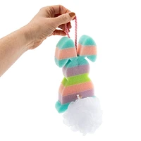 Shaped Bath Sponge With Pouf