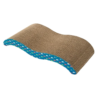 Wave Cat Scratcher With Catnip 17.75in x 9.5in