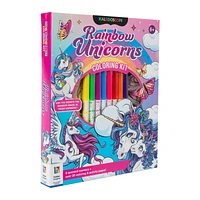 Kaleidoscope Coloring Book Kit - Rainbow Unicorns