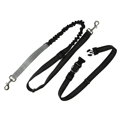 Hands-Free Adjustable Bungee Pet Leash 52in-75in