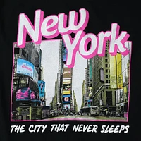 'The City That Never Sleeps' NYC Graphic Tee