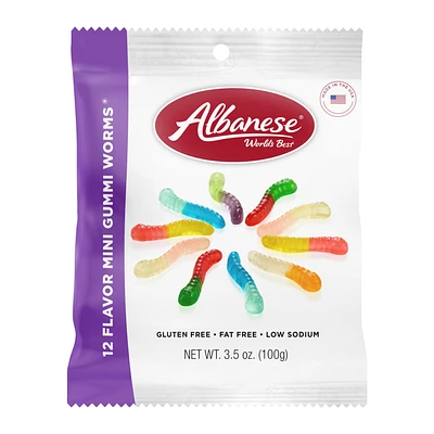 Albanese® 12-Flavor Mini Gummi Worms® 3.5oz