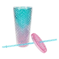 Ombre Faceted Tumbler 24oz