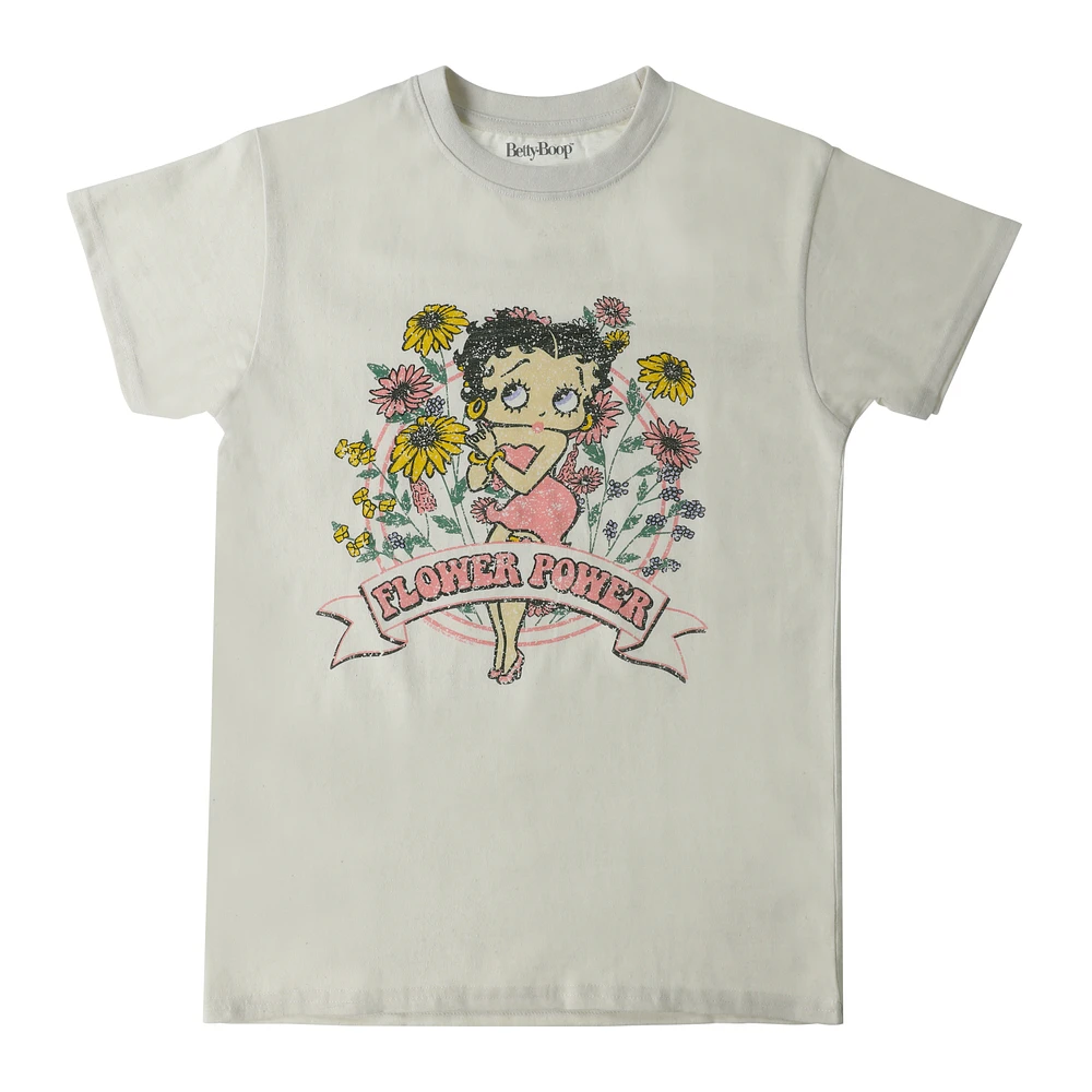 Betty Boop™ 'Flower Power' Graphic Tee