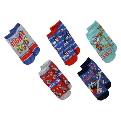 Looney Tunes x Team USA Ladies Low-Cut Socks 5-Pack