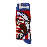 Looney Tunes x Team USA Mens Taz Crew Socks 2-Pack