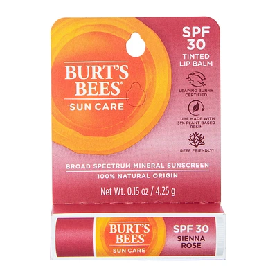 Burt’s Bees® SPF 30 Tinted Lip Balm 0.15oz