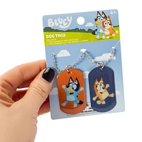 Bluey™ & Bingo Dog Tag Necklace 18in, 2-Count