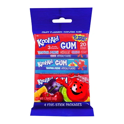 Kool-Aid® Fruit Flavored Chewing Gum 4-Pack