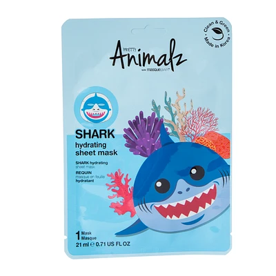 Masque Bar™ Pretty Animalz Shark Hydrating Sheet Mask 0.71oz