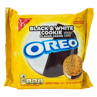 Oreo® Black & White Cookie Flavor Creme Sandwich Cookies 10.68oz