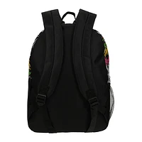 All-Over Print Backpack With Mesh Pocket 16in