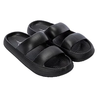 Ladies Double-Band Puffy Slide Sandals