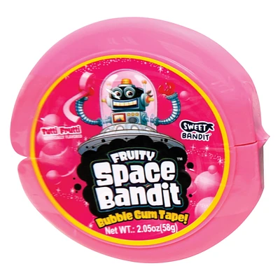 Sweet Bandit® Fruity Space Bandit™ Bubble Gum Tape 2.05oz - Tutti Frutti