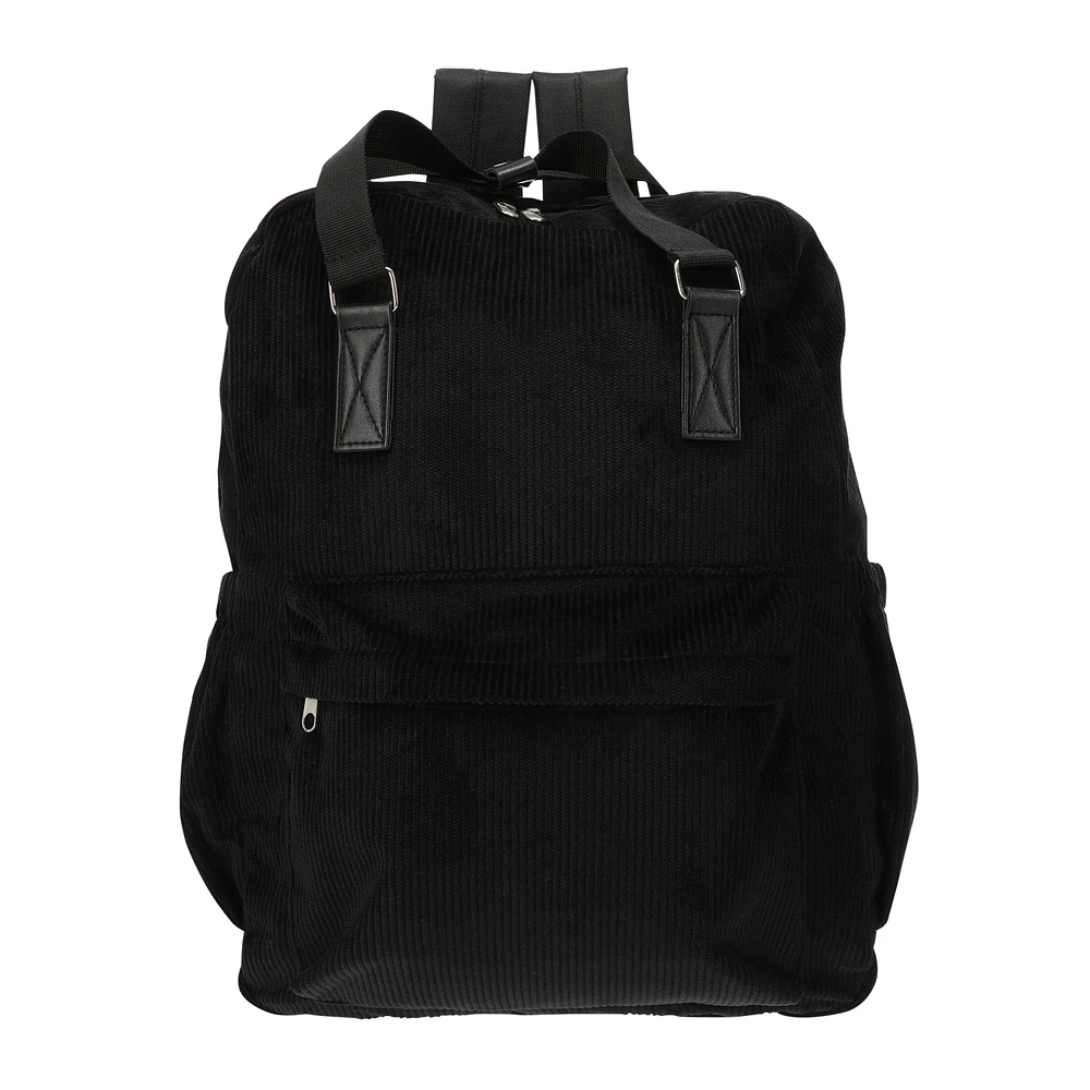 Top-Handle Corduroy Backpack 16in