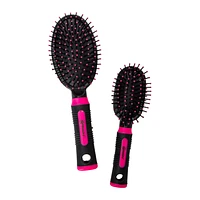 Expressions® Oval Hairbrush Set 2-Piece