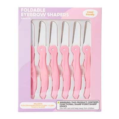 Foldable Eyebrow Shapers 6-Count