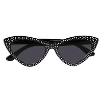 Ladies Rhinestone Cat-Eye Sunglasses