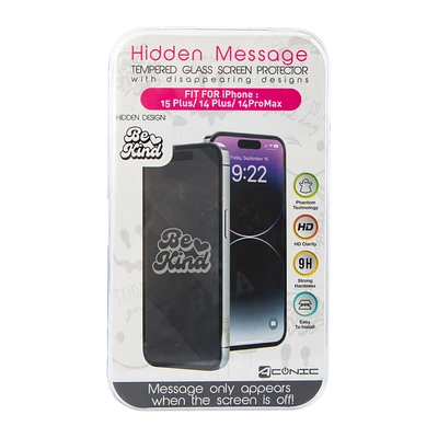 Hidden Message Screen Protector  For iPhone 15 Plus®/14 Plus®