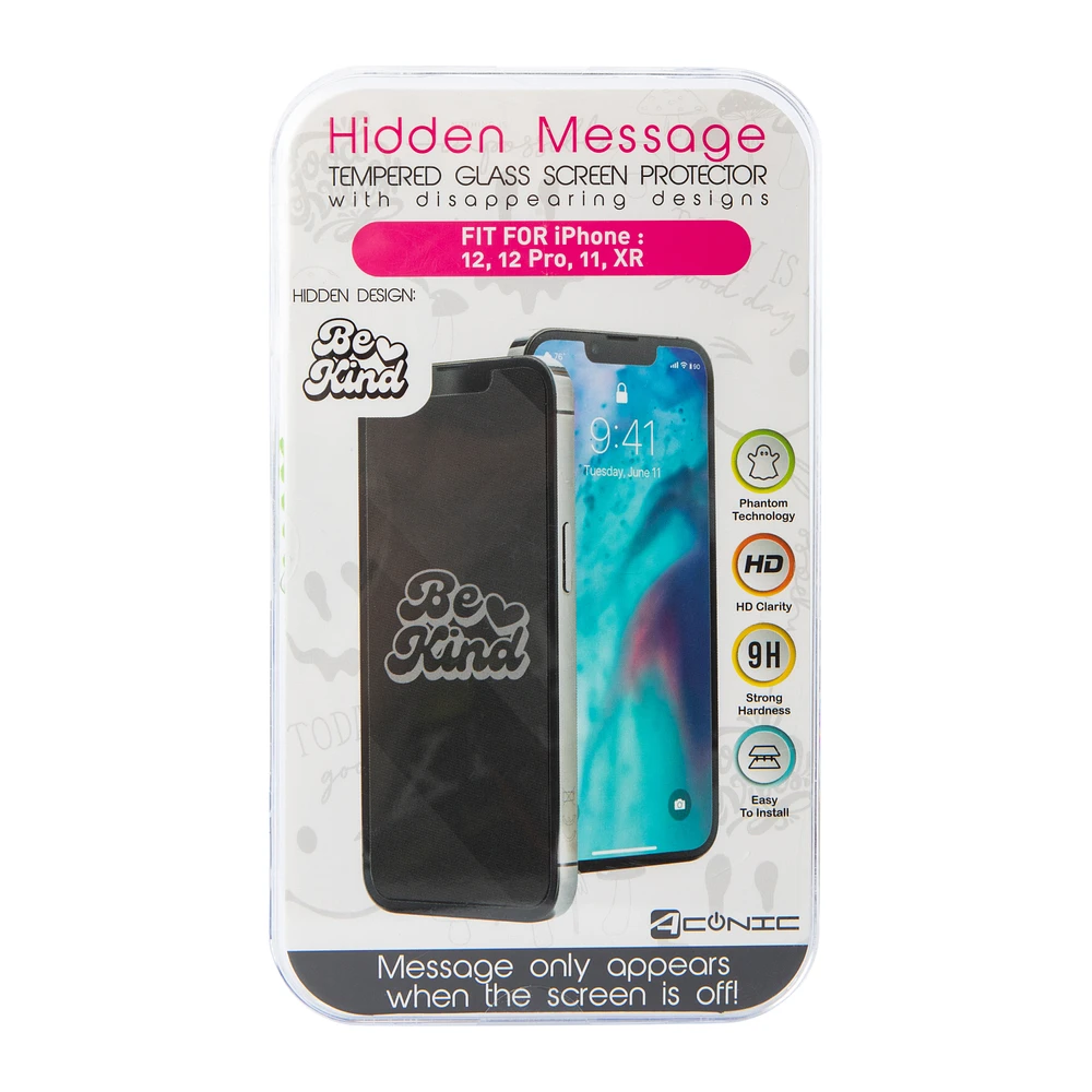 Hidden Message Screen Protector  For iPhone 12 Pro®/12®