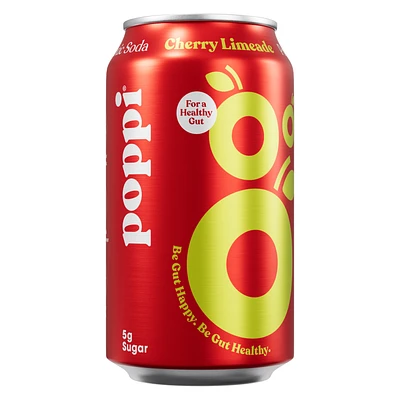 Poppi® Cherry Limeade Prebiotic Soda 12oz