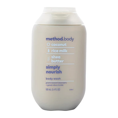 Method® Simply Nourish Body Wash 3.4oz