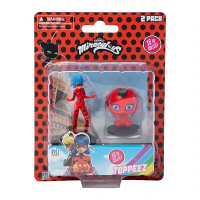 Toppeez™ Miraculous: Tales of Ladybug and Cat Noir Figures 2-Pack