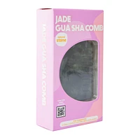 Jade Gua Sha Comb 2.375in x 3.125in