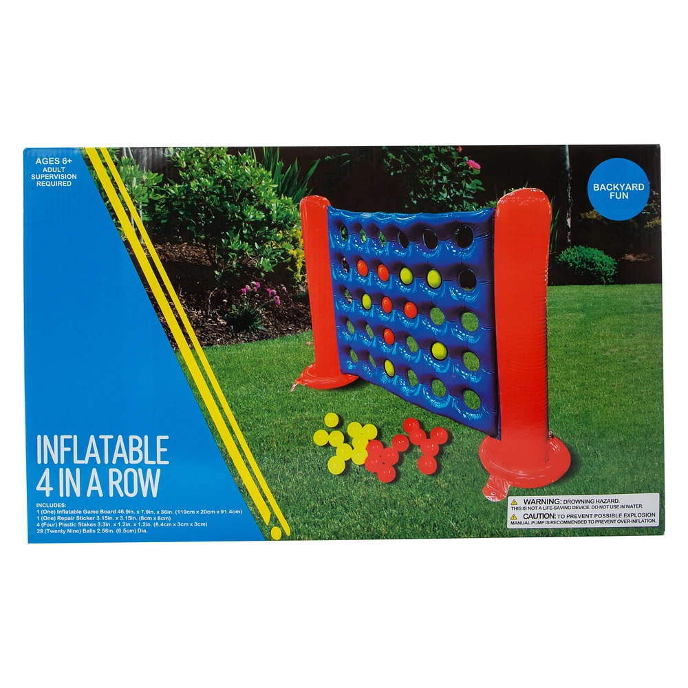 Inflatable 4-In-A-Row Game 36in x 46.9in