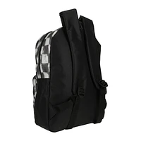 Checkered Shark Backpack 16in