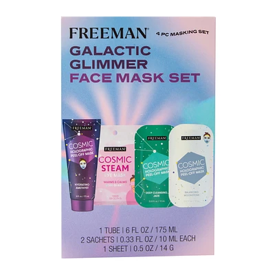 Freeman® Galactic Glimmer Face Mask Set 4-Piece