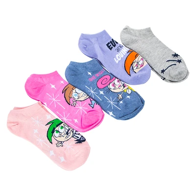 The Fairly OddParents™ Ladies No-Show Socks 5-Pack