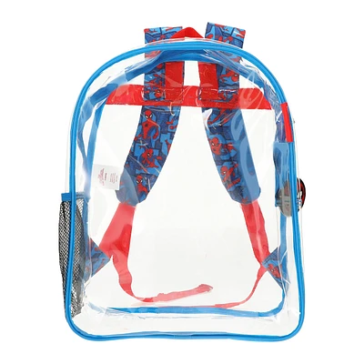 Spider-Man Clear Backpack 15in