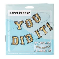 'You Did It!' Party Banner 8ft