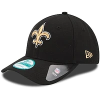 Men's New Era Black New Orleans Saints The League 9FORTY Adjustable Hat