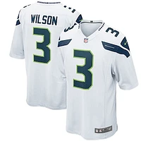 Youth Seattle Seahawks Russell Wilson Nike White Game Jersey