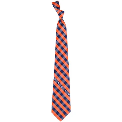 Men's Detroit Tigers Woven Checkered Tie