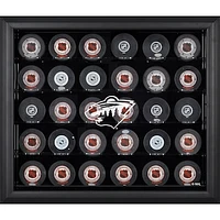 Minnesota Wild 30-Puck Black Display Case