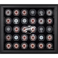 Minnesota Wild 30-Puck Black Display Case