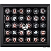 New York Islanders 30-Puck Black Display Case