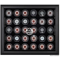 New York Islanders 30-Puck Black Display Case