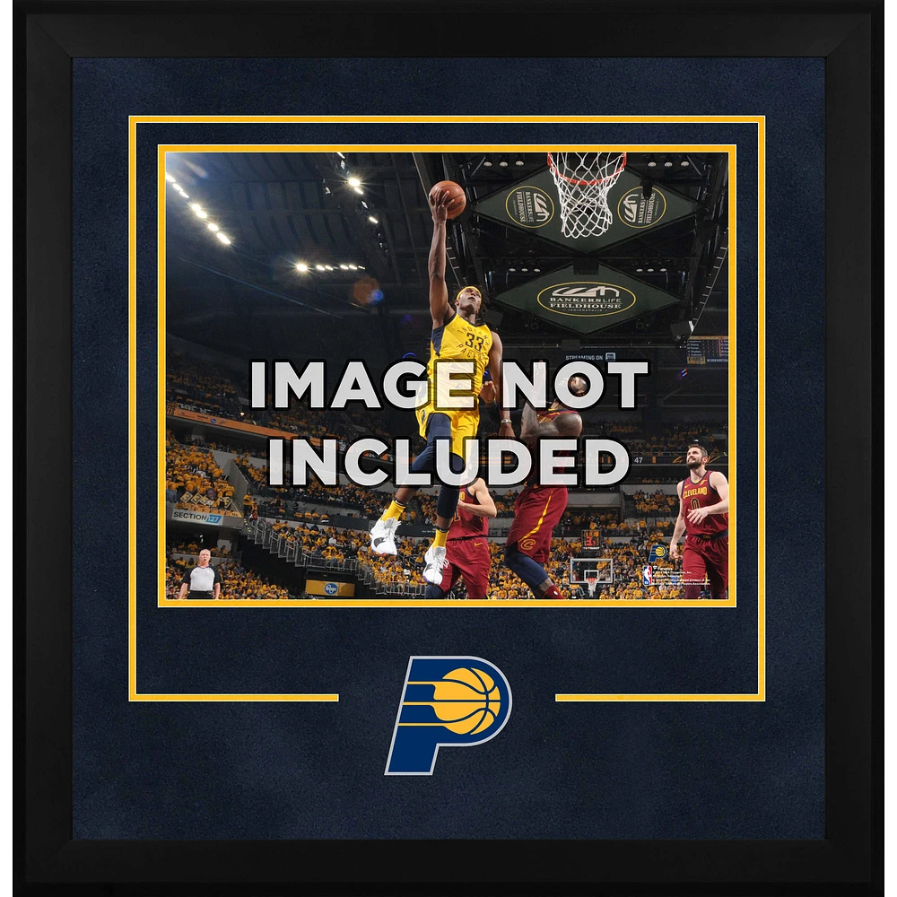 Indiana Pacers 16" x 20" Horizontal Deluxe Setup Frame with Team Logo