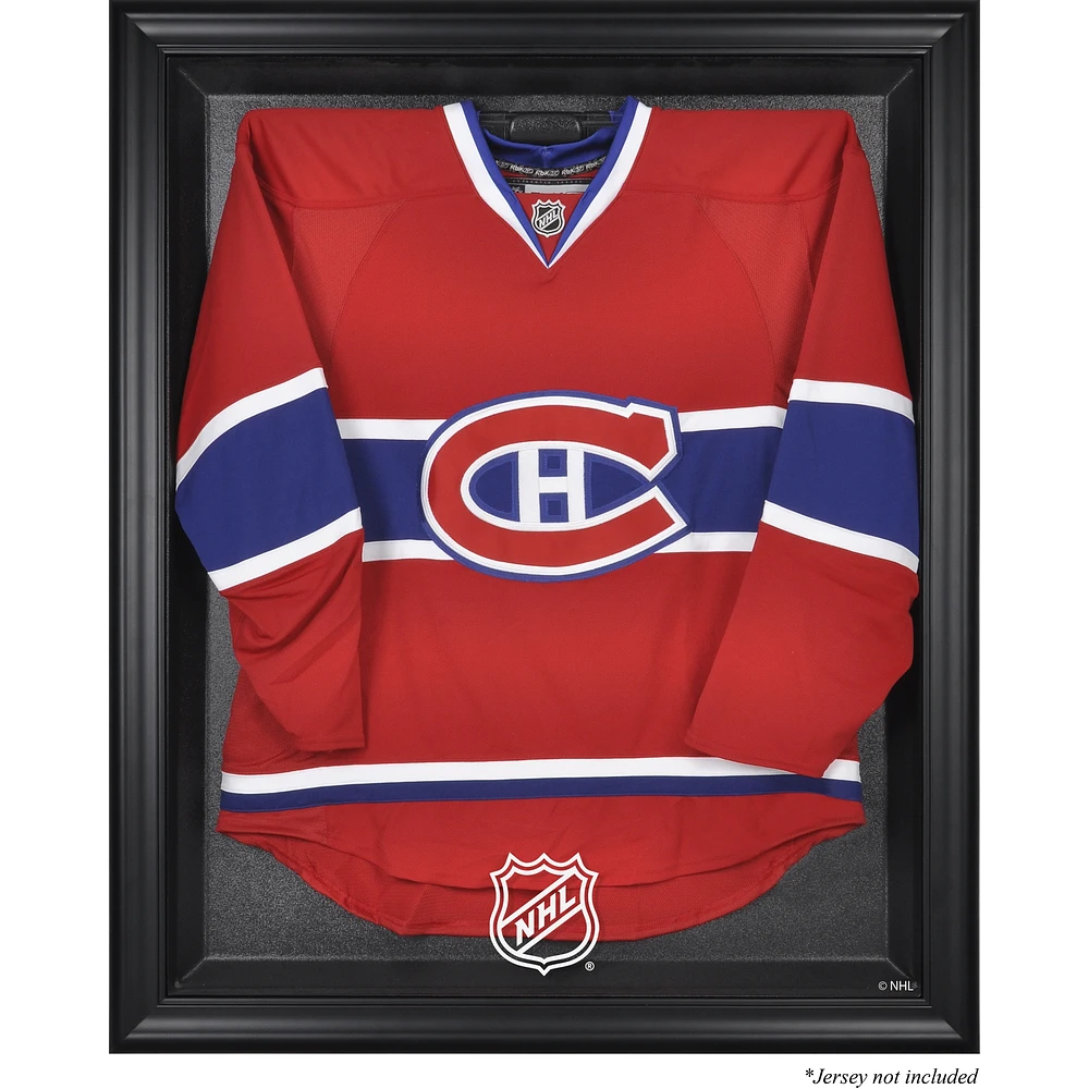 NHL Shield Black Framed Jersey Display Case