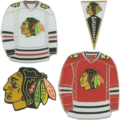 JF Sports Canada Chicago Blackhawks 4-Pack Lapel Pins