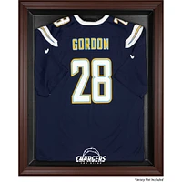 San Diego Chargers Brown Framed Logo Jersey Display Case